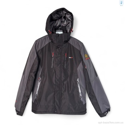 Куртка чоловіча "Audsa" R25005-6 black, (р.р. M-3XL), Китай, від 5 шт.