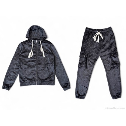 Спортивный костюм мужской "Audsa" A127 black, (р.р. M-3XL), Китай, от 5 шт. Спортивный костюм мужской "Audsa" A127 black, (р.р. M-3XL), Китай, от 5 шт.