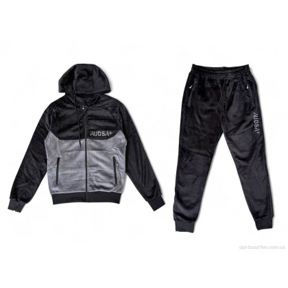 Спортивный костюм мужской "Audsa" A130 grey-black, (р.р. M-3XL), Китай, от 5 шт. Спортивный костюм мужской "Audsa" A130 grey-black, (р.р. M-3XL), Китай, от 5 шт.