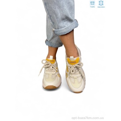Кроссовки женские "Camille" YH25002 yellow, (р.р. 36-40), Китай, от 8 шт. Кроссовки женские "Camille" YH25002 yellow, (р.р. 36-40), Китай, от 8 шт.