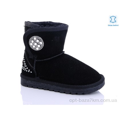 Дитячі уггі "Waldem" W1-102 black, (р.р. 28-32), Китай, від 8 шт. Дитячі уггі "Waldem" W1-102 black, (р.р. 28-32), Китай, від 8 шт.