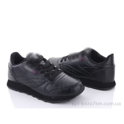 Кроссовки женские "Violeta" 24-30-1 black, (р.р. 36-41), Китай, от 8 шт.