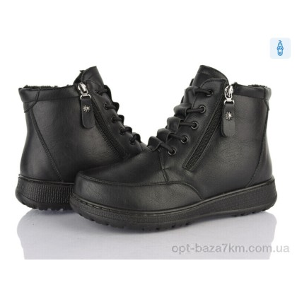 Ботинки женские "Baolikang" 60922 black, (р.р. 37-42), Китай, от 8 шт. Ботинки женские "Baolikang" 60922 black, (р.р. 37-42), Китай, от 8 шт.