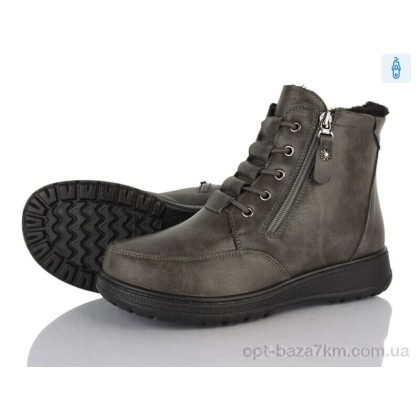 Ботинки женские "Baolikang" 60922 grey, (р.р. 37-42), Китай, от 8 шт. Ботинки женские "Baolikang" 60922 grey, (р.р. 37-42), Китай, от 8 шт.