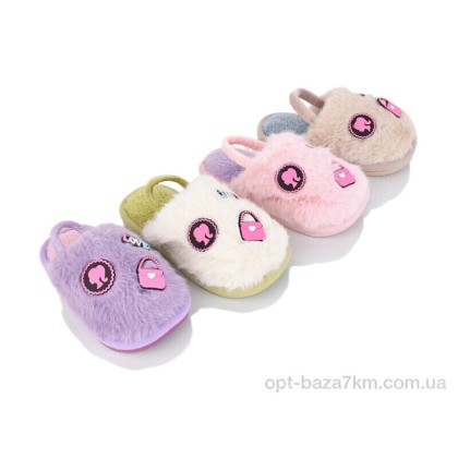 Тапки детские "BABYSHOP" WF6003 mix, (р.р. 24-29), Китай, от 12 шт.
