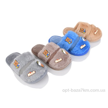 Тапки детские "BABYSHOP" WF6006 mix, (р.р. 30-35), Китай, от 12 шт.