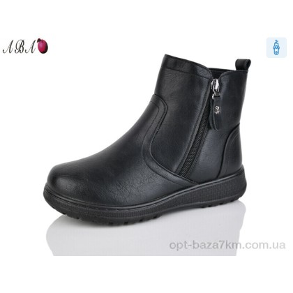 Черевики жіночі "Aba" 60933 black, (р.р. 37-42), Китай, від 8 шт.
