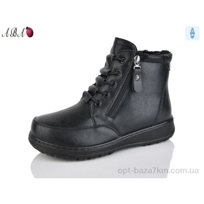 Черевики жіночі "Aba" 60922 black, (р.р. 37-42), Китай, від 8 шт.