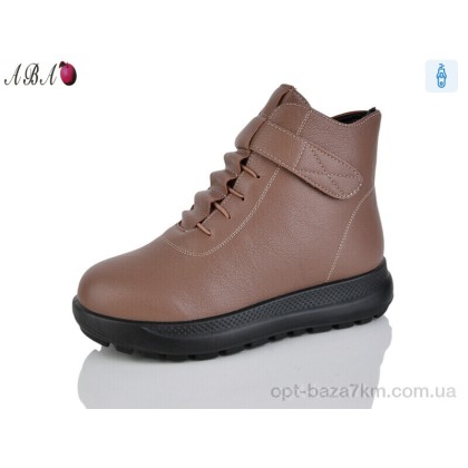 Черевики жіночі "Aba" 60988 brown, (р.р. 37-42), Китай, від 8 шт.