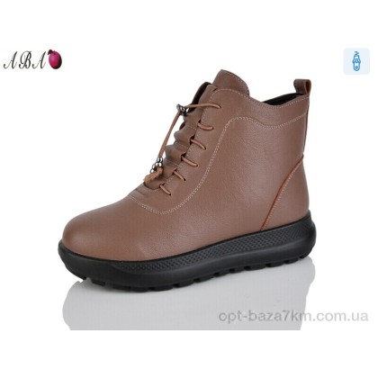 Черевики жіночі "Aba" 60999 brown, (р.р. 37-42), Китай, від 8 шт.