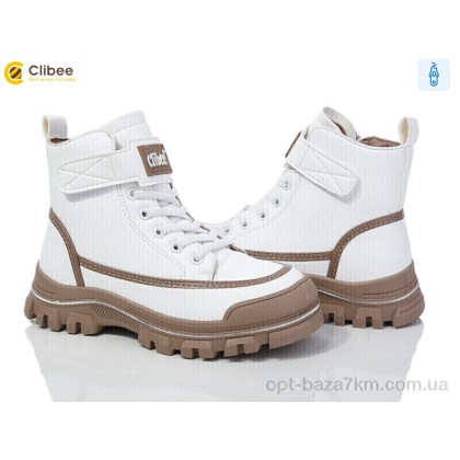 Ботинки детские "Clibee" GC66 white-hkaki, (р.р. 32-37), Китай, от 6 шт. Ботинки детские "Clibee" GC66 white-hkaki, (р.р. 32-37), Китай, от 6 шт.