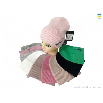Шапка жіноча "Mabi" 0477 mix, (р.р. One size), Україна, від 5 шт.