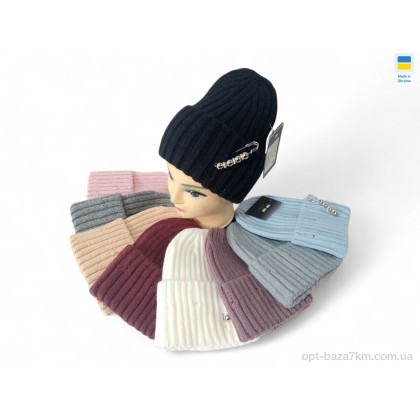 Шапка жіноча "Mabi" 0478 mix, (р.р. One size), Україна, від 5 шт.