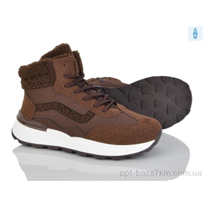 Ботинки женские "Baolikang" 8712 brown, (р.р. 36-41), Китай, от 8 шт. Ботинки женские "Baolikang" 8712 brown, (р.р. 36-41), Китай, от 8 шт.