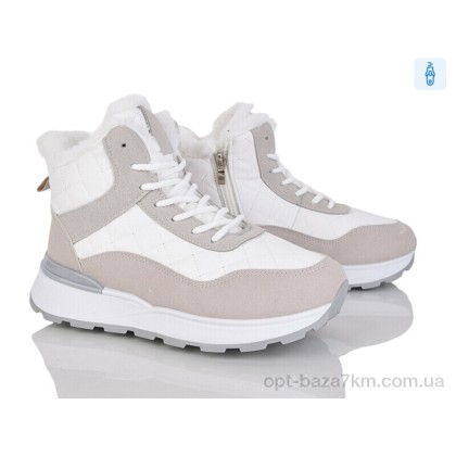 Ботинки женские "Baolikang" 8711 white-grey, (р.р. 36-41), Китай, от 8 шт. Ботинки женские "Baolikang" 8711 white-grey, (р.р. 36-41), Китай, от 8 шт.