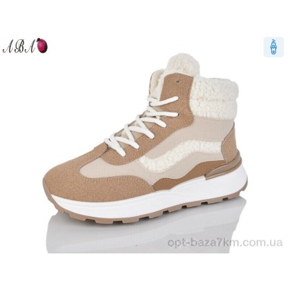 Черевики жіночі "Aba" 8712 beige-brown, (р.р. 36-41), Китай, від 8 шт.