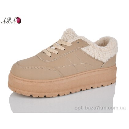 Кроссовки женские "Aba" T018 brown, (р.р. 36-41), Китай, от 8 шт.