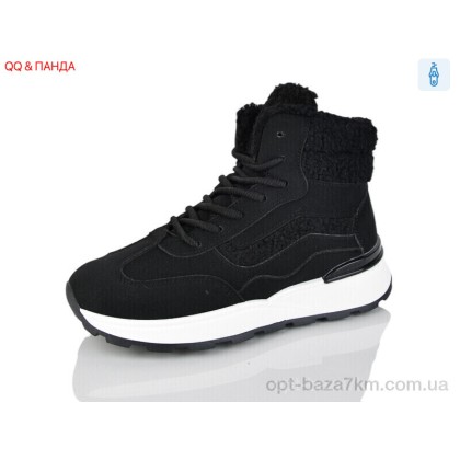 Ботинки женские "QQ&Панда" 8712 black, (р.р. 36-41), Китай, от 8 шт. Ботинки женские "QQ&Панда" 8712 black, (р.р. 36-41), Китай, от 8 шт.