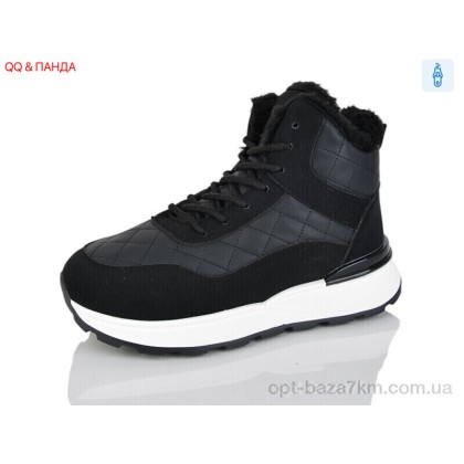 Ботинки женские "QQ&Панда" 8711 black, (р.р. 36-41), Китай, от 8 шт. Ботинки женские "QQ&Панда" 8711 black, (р.р. 36-41), Китай, от 8 шт.
