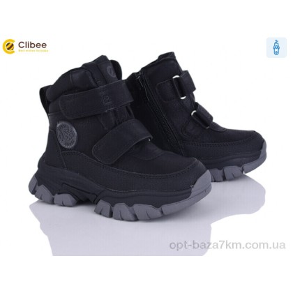 Ботинки детские "Clibee" HB399 black-grey, (р.р. 26-31), Китай, от 6 шт. Ботинки детские "Clibee" HB399 black-grey, (р.р. 26-31), Китай, от 6 шт.