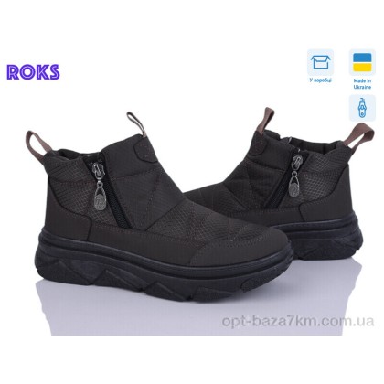 Ботинки женские "Roks" 1706 коричневий, (р.р. 37-41), Украина, от 6 шт.