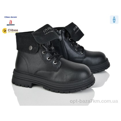 Черевики дитячі "Clibee-Doremi" C31076-0 black, (р.р. 32-37), Китай, від 8 шт. Черевики дитячі "Clibee-Doremi" C31076-0 black, (р.р. 32-37), Китай, від 8 шт.