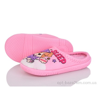 Тапки детские "Soylu" N2 pink, (р.р. 31-35), Турция, от 6 шт. Тапки детские "Soylu" N2 pink, (р.р. 31-35), Турция, от 6 шт.