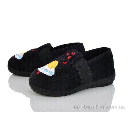 Тапки детские "Soylu" FT002-1 black, (р.р. 25-30), Турция, от 6 шт. Тапки детские "Soylu" FT002-1 black, (р.р. 25-30), Турция, от 6 шт.