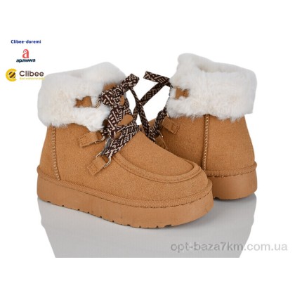Дитячі уггі "Clibee-Doremi" M7617 camel, (р.р. 30-35), Китай, від 8 шт. Дитячі уггі "Clibee-Doremi" M7617 camel, (р.р. 30-35), Китай, від 8 шт.