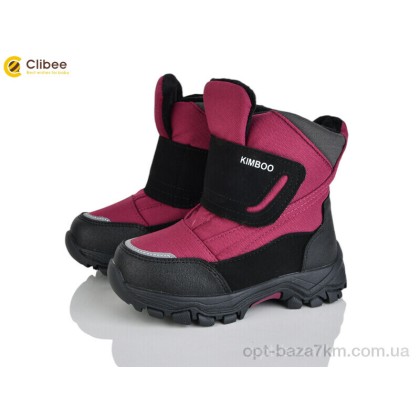 Дутики дитячі "Clibee" FG2395-2K wine red, (р.р. 27-32), Китай, від 8 шт. Дутики дитячі "Clibee" FG2395-2K wine red, (р.р. 27-32), Китай, від 8 шт.