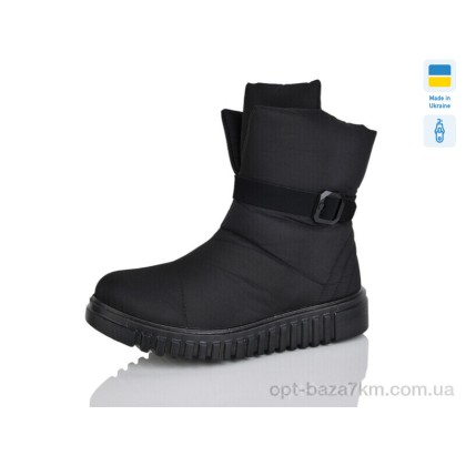 Дутики женские "Lot Shoes" 44-17 чорний, (р.р. 38-42), Украина, от 6 шт.
