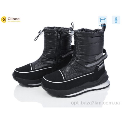 Дутики детские "Clibee" TJ1013P-1 black, (р.р. 32-37), Китай, от 8 шт. Дутики детские "Clibee" TJ1013P-1 black, (р.р. 32-37), Китай, от 8 шт.