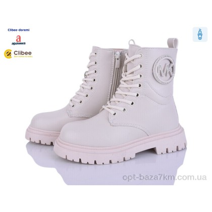 Ботинки детские "Clibee-Doremi" 927C-2 beige, (р.р. 31-36), Китай, от 8 шт. Ботинки детские "Clibee-Doremi" 927C-2 beige, (р.р. 31-36), Китай, от 8 шт.