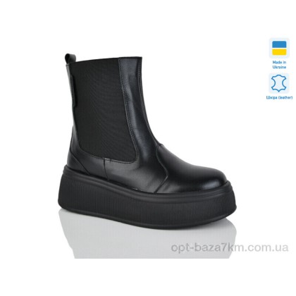 Ботинки женские "Sali" 91 чорний к. зима, (р.р. 37-41), Украина, от 6 шт.