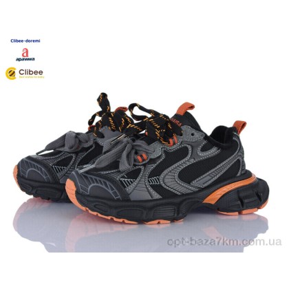 Дитячі кросівки "Clibee-Doremi" A503139 black-orange фліс, (р.р. 31-37), Китай, від 7 шт. Дитячі кросівки "Clibee-Doremi" A503139 black-orange фліс, (р.р. 31-37), Китай, від 7 шт.