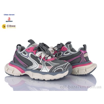 Дитячі кросівки "Clibee-Doremi" A503139 grey-pink фліс, (р.р. 31-37), Китай, від 7 шт. Дитячі кросівки "Clibee-Doremi" A503139 grey-pink фліс, (р.р. 31-37), Китай, від 7 шт.