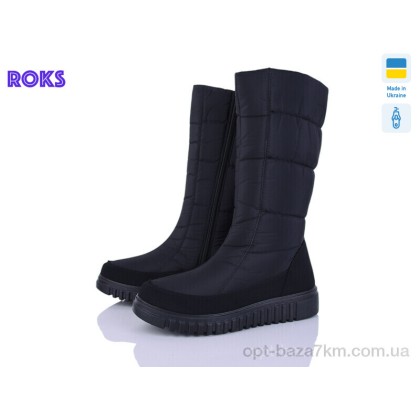 Дутики женские "Roks" 4402 чор, (р.р. 38-42), Украина, от 6 шт. Дутики женские "Roks" 4402 чор, (р.р. 38-42), Украина, от 6 шт.