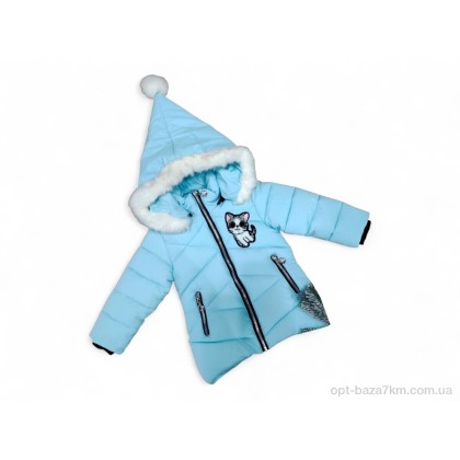 Куртка дитяча "Kids-modnik" K403 блакитний єврозима, (р.р. 2-5), Китай, від 4 шт.