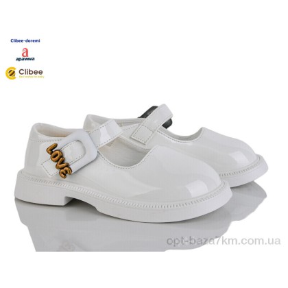Туфлі дитячі "Clibee-Doremi" DB633-2 white, (р.р. 27-32), Китай, від 6 шт. Туфлі дитячі "Clibee-Doremi" DB633-2 white, (р.р. 27-32), Китай, від 6 шт.