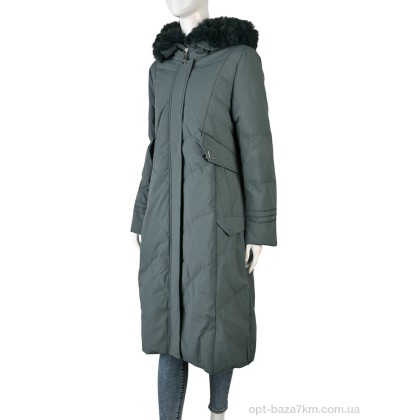 Пальто жіноче "Obuvok" 8803 (12048) green, (р.р. L-3XL), Китай, від 5 шт. Пальто жіноче "Obuvok" 8803 (12048) green, (р.р. L-3XL), Китай, від 5 шт.