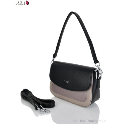 Жіноча сумка "Aba" 885606 black, (р.р. ), Китай, від 1 шт. Жіноча сумка "Aba" 885606 black, (р.р. ), Китай, від 1 шт.