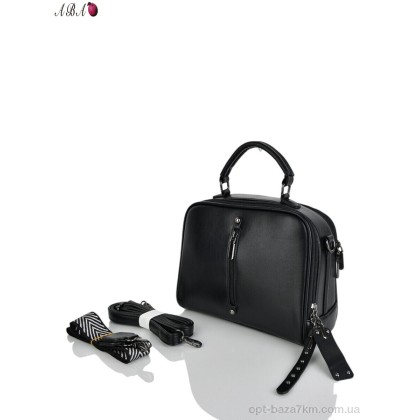 Жіноча сумка "Aba" 86018 black, (р.р. ), Китай, від 1 шт. Жіноча сумка "Aba" 86018 black, (р.р. ), Китай, від 1 шт.