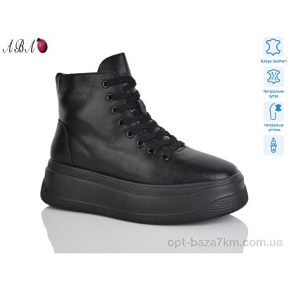 Ботинки женские "Aba" AG184-6, (р.р. 36-41), Китай, от 6 шт.