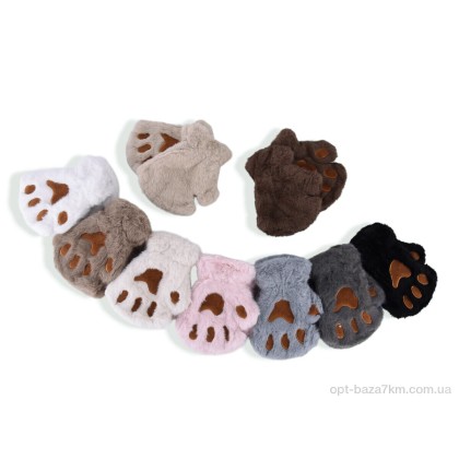 Рукавиці дитячі "Королева" M29-71 mix, (р.р. One size), Китай, від 12 шт.