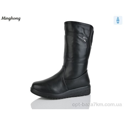 Сапоги женские "Minghong" 270 black, (р.р. 37-42), Китай, от 6 шт. Сапоги женские "Minghong" 270 black, (р.р. 37-42), Китай, от 6 шт.