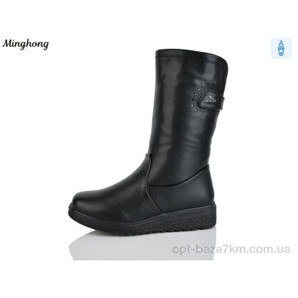 Сапоги женские "Minghong" 273 black, (р.р. 37-42), Китай, от 6 шт. Сапоги женские "Minghong" 273 black, (р.р. 37-42), Китай, от 6 шт.