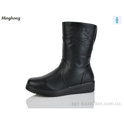 Сапоги женские "Minghong" 531 black, (р.р. 41-43), Китай, от 6 шт. Сапоги женские "Minghong" 531 black, (р.р. 41-43), Китай, от 6 шт.