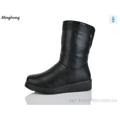 Сапоги женские "Minghong" 535 black, (р.р. 41-43), Китай, от 6 шт. Сапоги женские "Minghong" 535 black, (р.р. 41-43), Китай, от 6 шт.