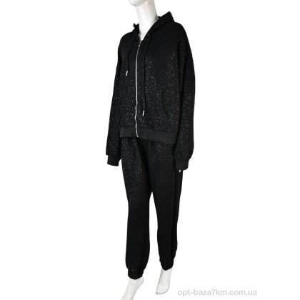 Спортивний костюм жіночий "Мир" 4245-J042 black, (р.р. 2XL-4XL), Китай, від 3 шт. Спортивний костюм жіночий "Мир" 4245-J042 black, (р.р. 2XL-4XL), Китай, від 3 шт.