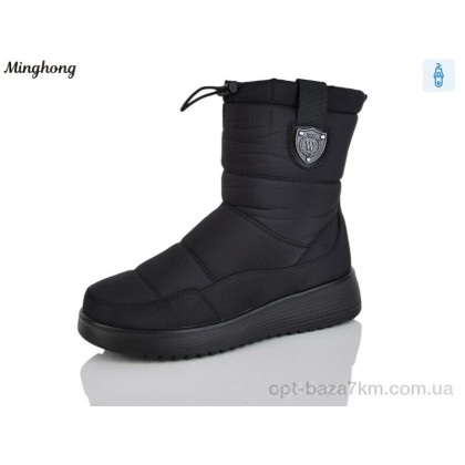Дутики женские "Minghong" 291 black, (р.р. 37-42), Китай, от 8 шт. Дутики женские "Minghong" 291 black, (р.р. 37-42), Китай, от 8 шт.